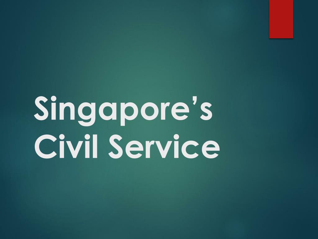 Civil Service Singapore