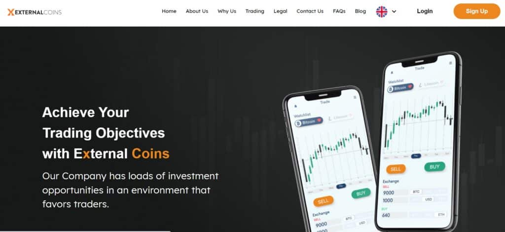 External Coins website