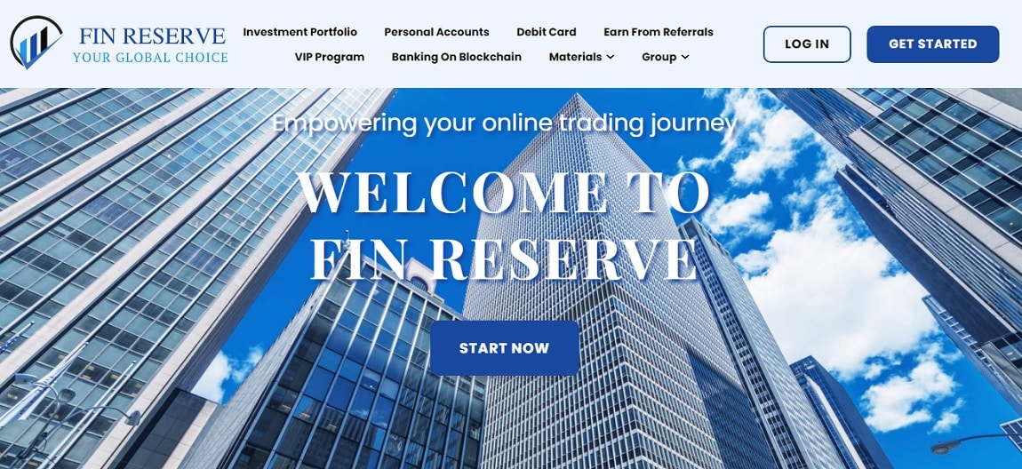 Fin Reserve Homepage