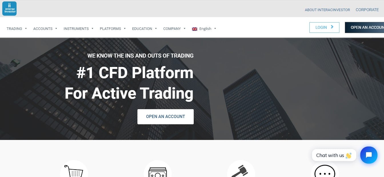 Interacinvestor website