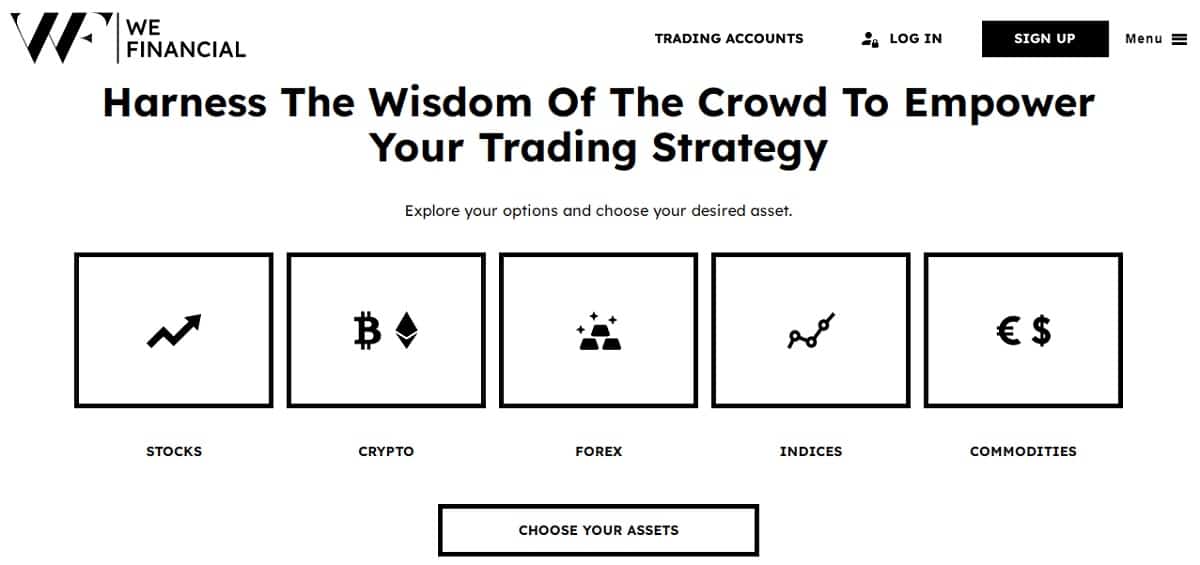 We Financial Trading Strategy