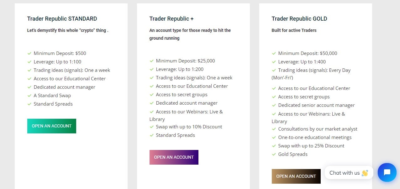 TraderRepublic  Accounts